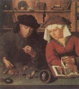 Quentin Massys The Moneylender and His Wife oil painting picture wholesale